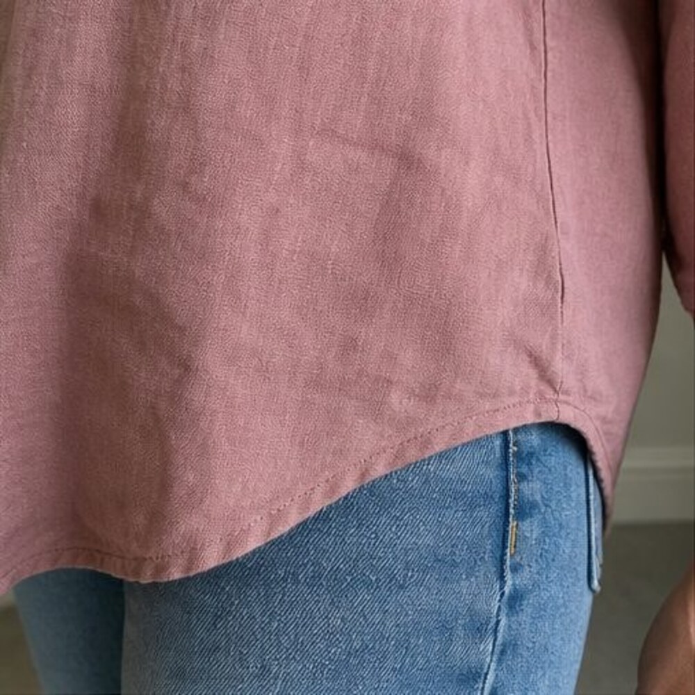 Rust Peplum Top - Picture 6 of 6